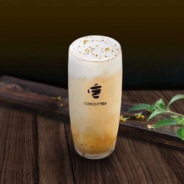 Osmanthus Oolong Tea Latte+Creamccino桂花烏龍雙奶