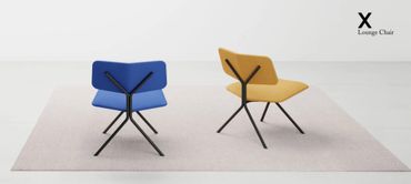 X Lounge chair by Neil David