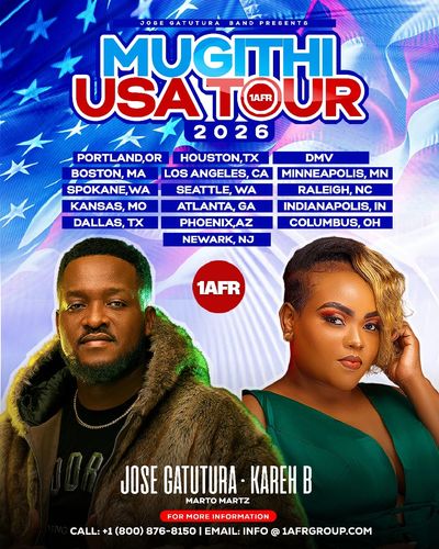 Mugithi USA tour, Jose Gatutura, Kareh B