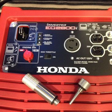 We manufacture extended run fuel caps, magnetic oil dip sticks and oil fill tubes for Honda, A-IPowe