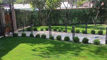 Peyzaj düzenlemesi.