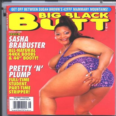 SashaBrabuster® Cover Big Black Butt Magazine
