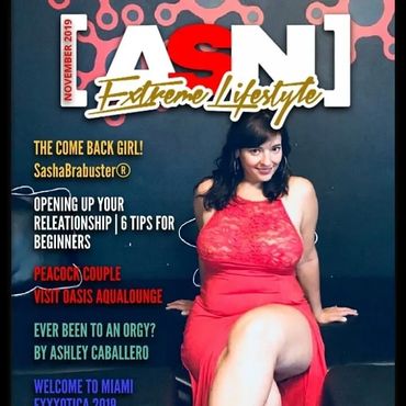 SashaBrabuster® In ASN Magazine Nov. 2019 & On Their Radio Show Halloween 2019