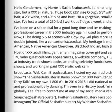 SashaBrabuster® Article In ASN Magazine For Michael & Shari Ramos Nov. 2019