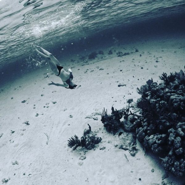 Captain in training surveying her domain.