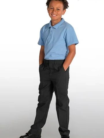 Junior Boys' Classic Fit Stain Resistant School Trousers