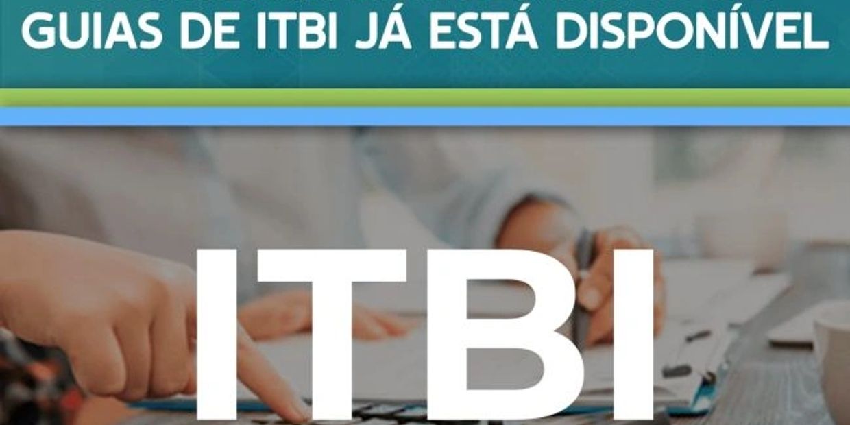 Anúncio sobre a disponibilidade das guias de ITBI.