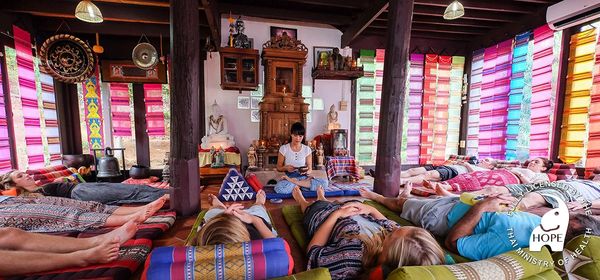 Sound Bowl therapy at Hope Rehab