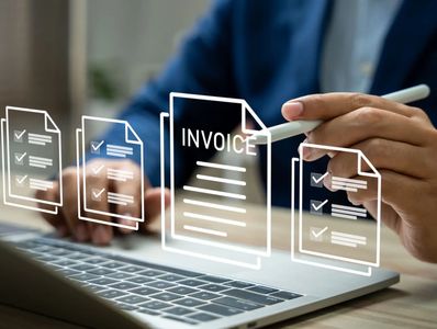 Reviewing electronic invoices lodged automatically