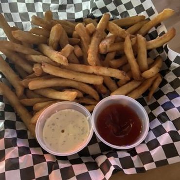 Loaded fries appetizer Greeley Avenue Pub Portland