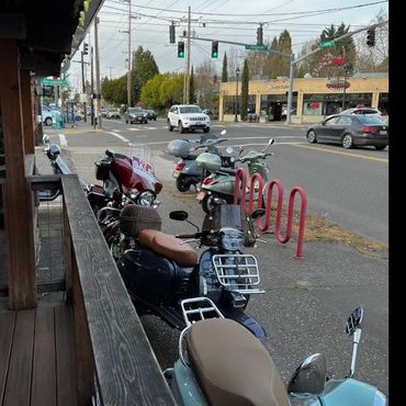Game day crowd at Greeley Avenue Bar in North Portland