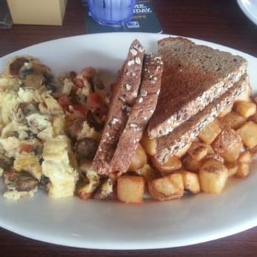 NFL breakfast plate Greeley Avenue Pub Portland