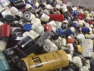 used oil filter recycling