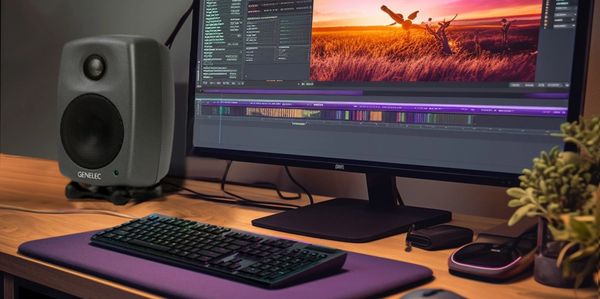 We use Adobe Premiere Pro for editing along with the full adobe suite and mix on Genelec speakers