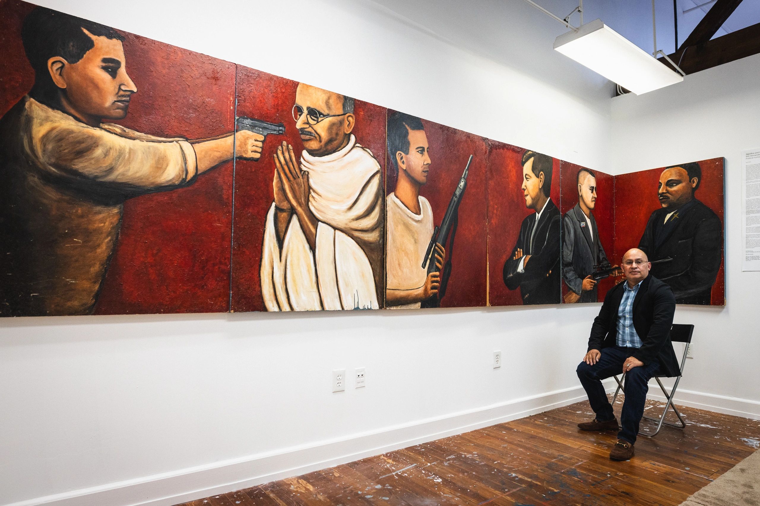 Artist Will Hernandez, Sacrifice and Betrayal series, Kress Contemporary, 2026.