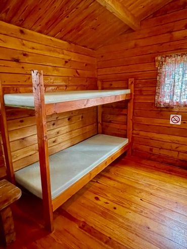 Sample Bunk Bed in Family Cabin
