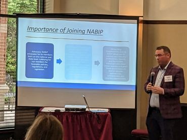 Evan Manning Speaking at the June 2023 Meeting