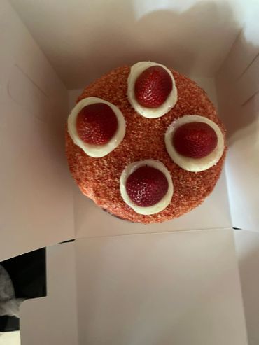 Strawberry Crunch Cake