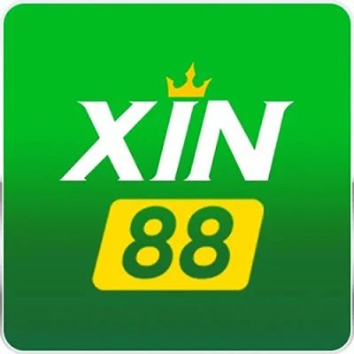 Logo XIN88 với nền xanh và chữ trắng, vàng.