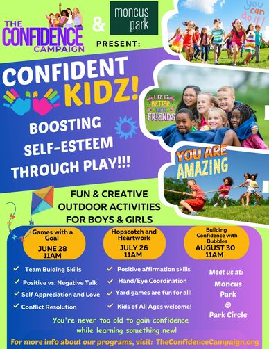 Confident Kidz: Building self-esteem through play at Moncus Park