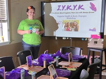 Founder set up for I.Y.K.Y.K. Workshop at Autism Society.