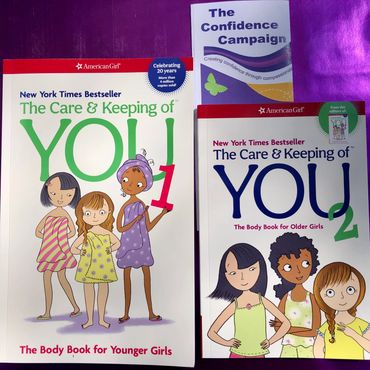 Hygiene resource books for girls