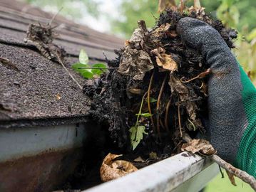 seamless gutter cleaning softwashing power washing with low pressure washing house wash