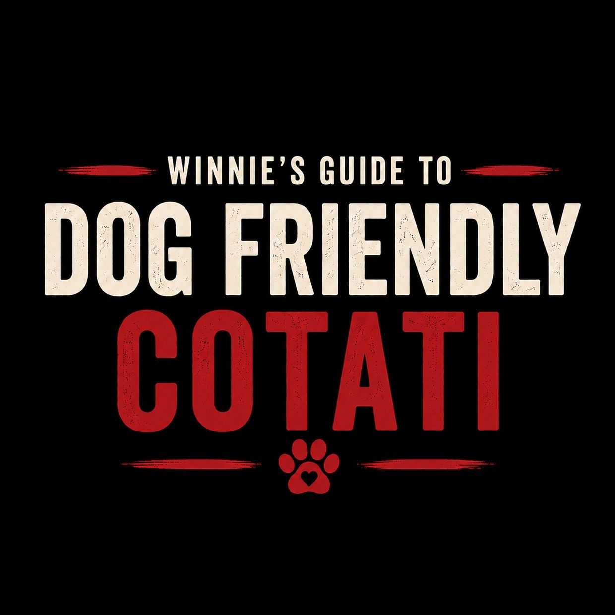 Graphic of Winnie's Dog-Friendly Cotati.
