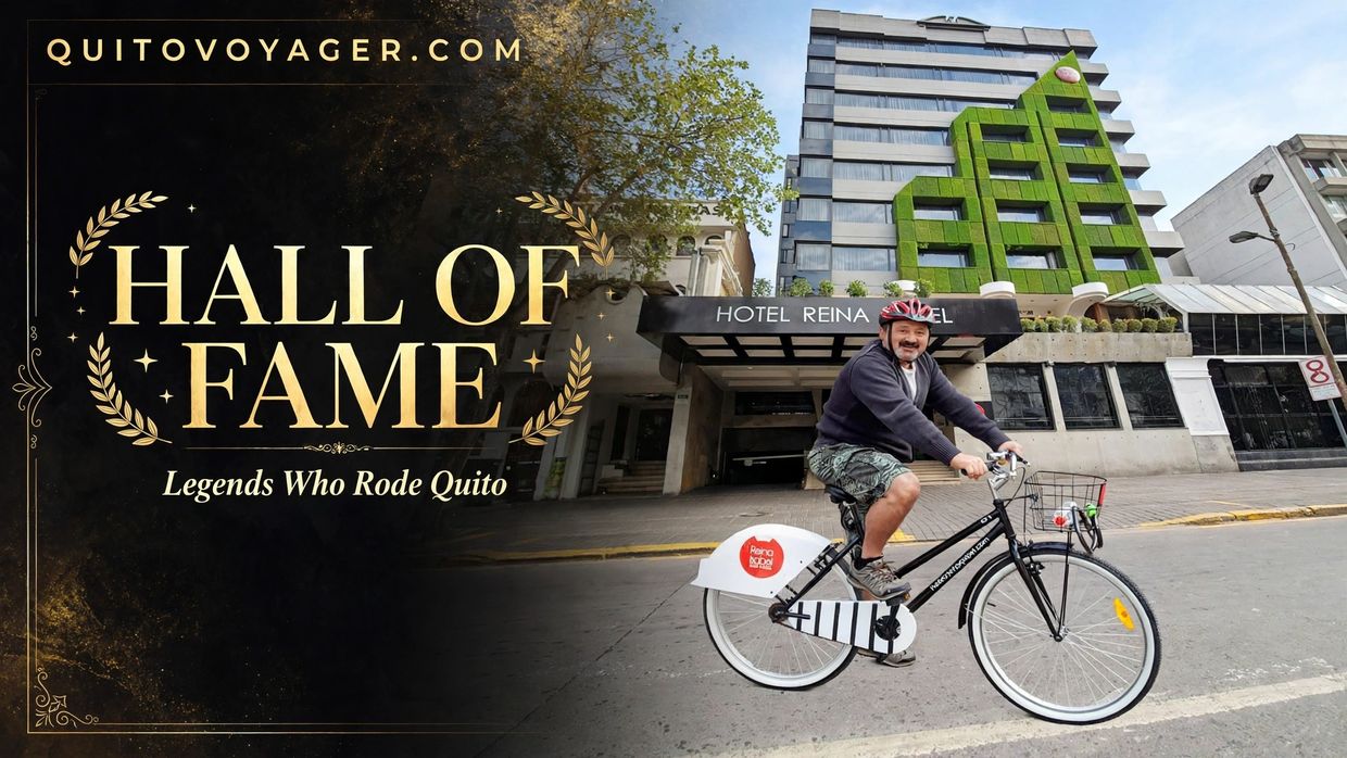 A man on a bike