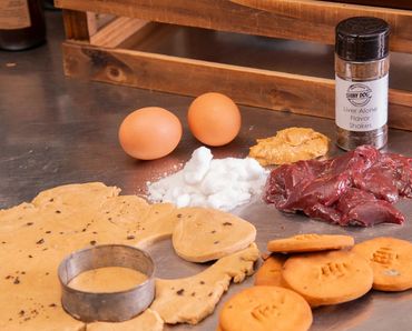 Our seasonal cookies have MSM and our liver shakes baked into them. Healthy and delicious.