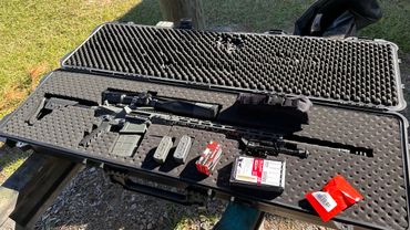 Western Hunter in the case after a long range day.