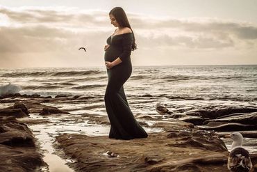 Maternity photo shoot La Jolla California