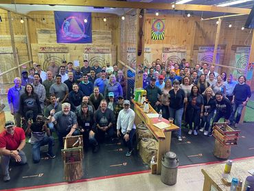 Large Facility Rental for a Corporate Event at Generation Axe!