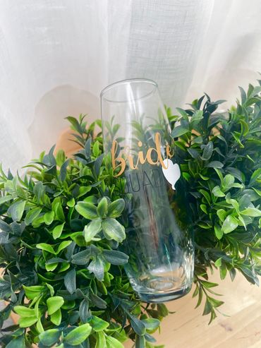 Bride Squad Champagne Glass!