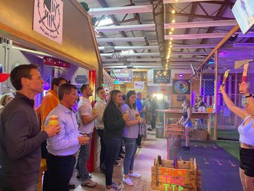 Instruction and Safety for a Corporate Event at Generation Axe!