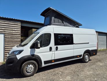 Peugeot Boxer with Skyline pop top raised