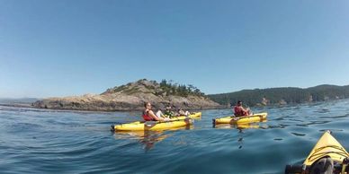 Guided kayak Tours SUP Bike Paddleboard Sooke Victoria Vancouver Island BC Canada