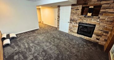 refinished basement