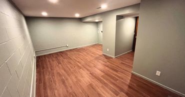 refinished basement