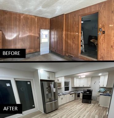 Kitchen Restoration Before and After