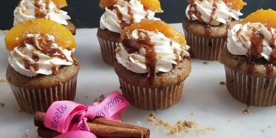 Peach Cobber Cupcakes