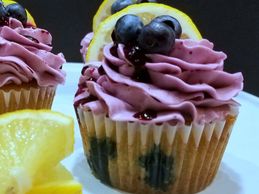 Blueberry and Lemon Cupcakes