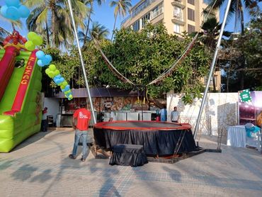 Bungee Trampoline on rent in pune