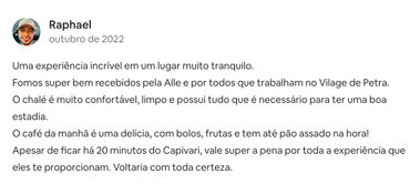 Avaliação 5 estrelas Campos do Jordão