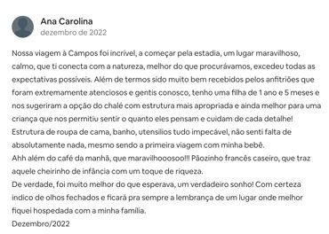 avaliação 5 estrelas campos do jorndão