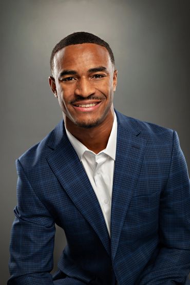 Business professional smiling at camera