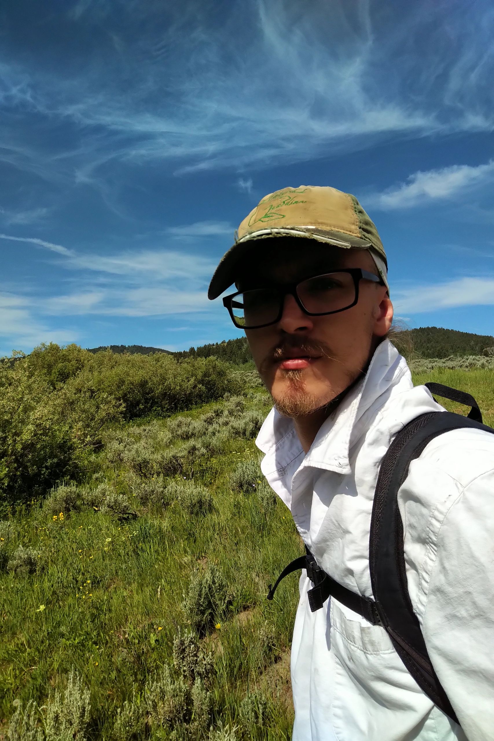 (2025 Toponce Count). One of our longest serving Flat-tailers, This this guy is a super-scientist