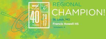 Francis Howell HS wins Regional Champion in St. Louis, MO, 2017.
