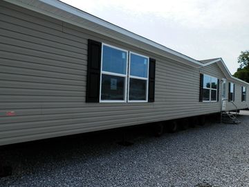 New double-wide manufactured home for sale.