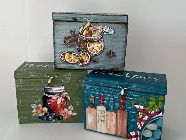 Recipe Box for you to treasure you favorite recipe and the aroma that will fill your home
